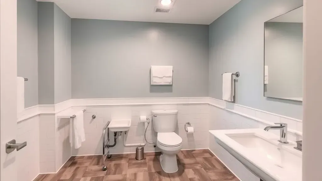 Accessibility and ADA Bathroom projects in Arlington TX showcasing modern design and functional features