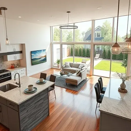 Beautiful home remodel in Grapevine, TX featuring a modern kitchen, polished hardwood floors, and landscaped backyard.