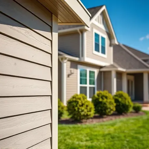 Freshly completed modern home siding in Arlington TX with clean lines, textured panels, and a well-maintained yard