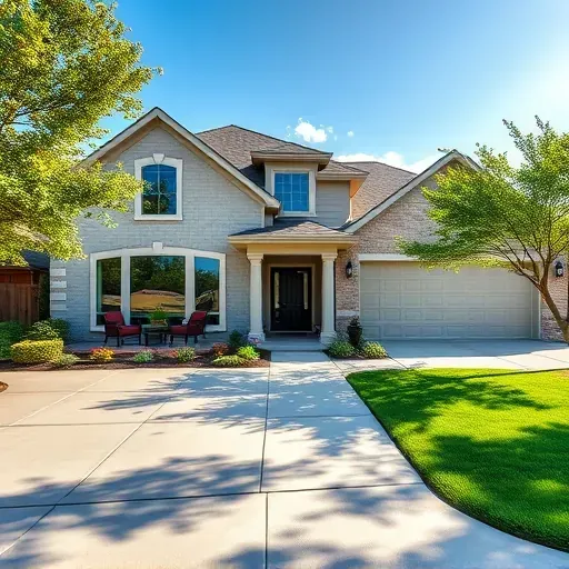 Beautiful renovated Euless, TX home with neutral tones, energy-efficient windows, lush landscaping, and welcoming porch.