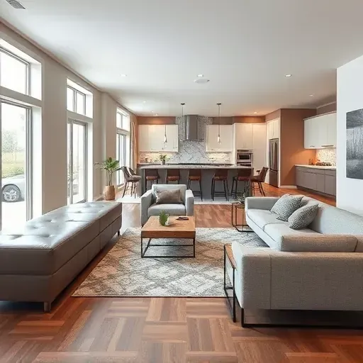Modern renovated home interior in North Richland Hills, TX with sleek design, natural light, and high-quality finishes.