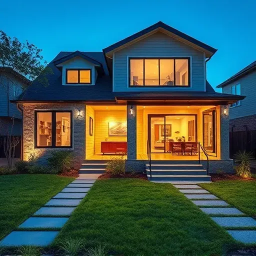 Home remodeling project in Arlington TX showcasing a modern interior design with stylish finishes and spacious layout