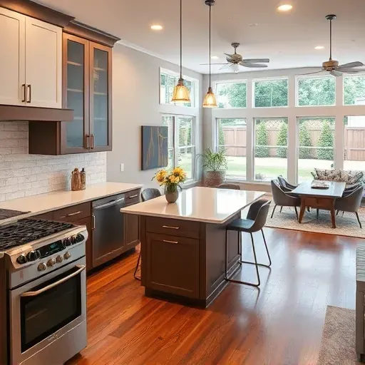 Beautiful renovated Carrollton, TX home with modern design, lush yard, vibrant flowers, and inviting curb appeal.