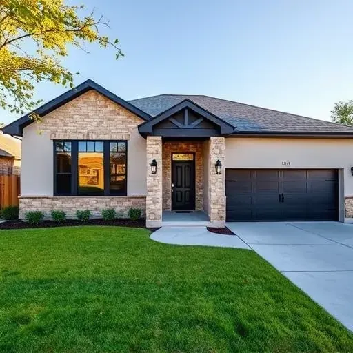 Home remodeling project showcasing a beautifully finished interior space in Arlington, TX, with elegant design elements.