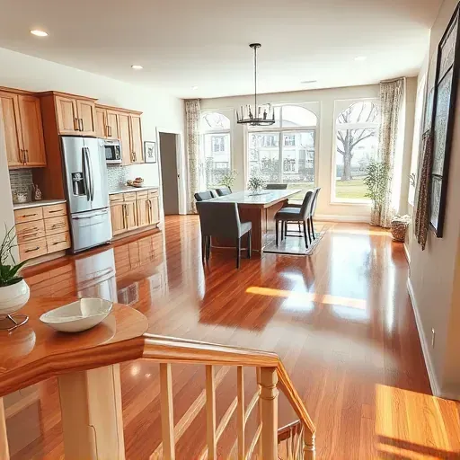 Beautifully renovated Little Elm home interior with modern design, open living, custom kitchen, and bright outdoor views.
