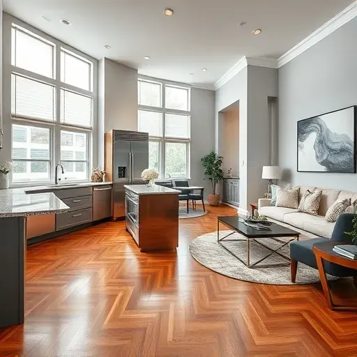 Modern Dallas kitchen remodel featuring sleek cabinetry, stainless steel appliances, granite island, and elegant decor.