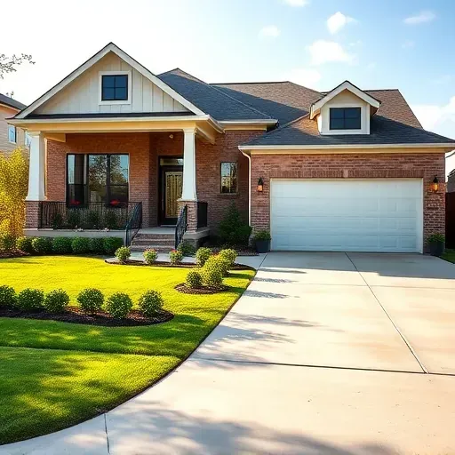 Remodeled Colleyville, TX kitchen with modern matte cabinetry, stainless appliances, granite counters, hardwood floors.