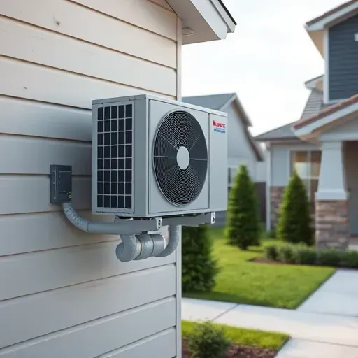 Completed HVAC installation on modern Arlington TX home exterior with sleek air conditioning unit and insulated ductwork