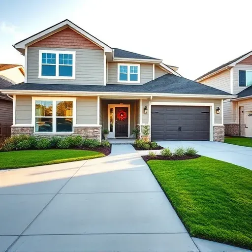 Modern remodeled Euless, TX home with fresh paint, sleek siding, landscaped yard, new garage, and stylish details.