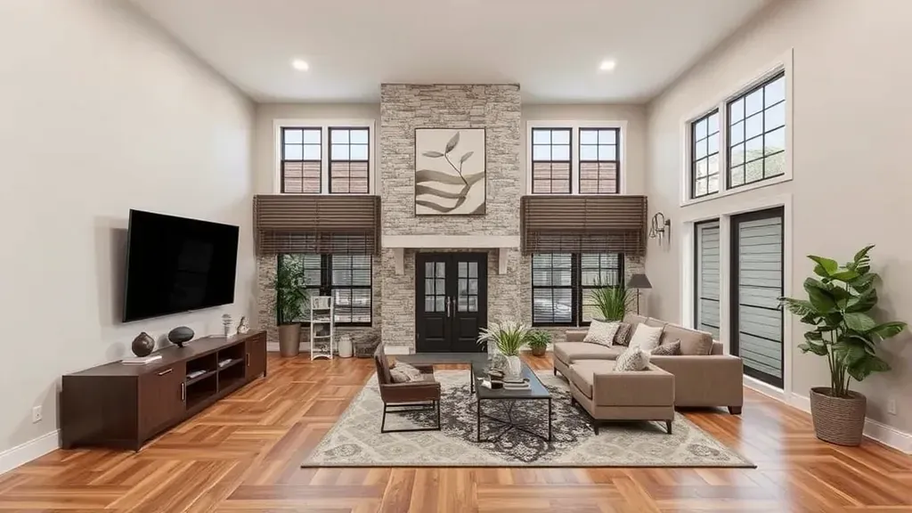 Beautiful renovated Haslet, TX home with modern design, lush yard, stylish porch, and sleek driveway.