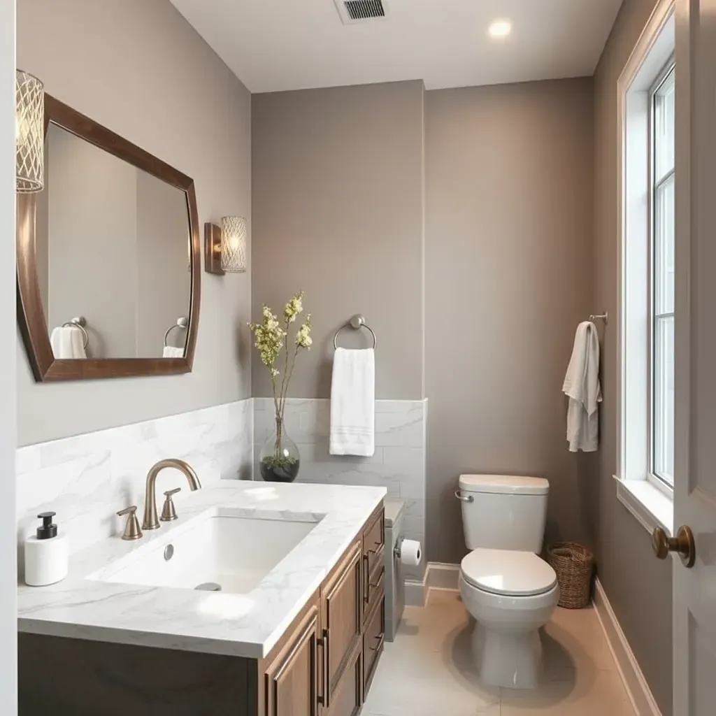 Detailed bathroom remodeling in McKinney, TX featuring modern fixtures, stylish tile, and bright lighting.