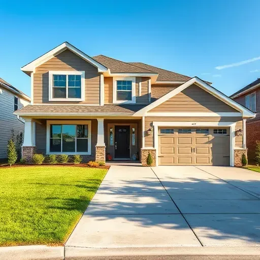 Beautiful renovated home in Mansfield, TX with modern design, lush yard, clean lines, and stylish craftsmanship.