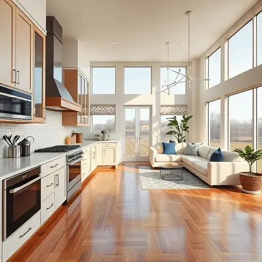 Completed home remodel in Haltom City TX featuring a modern kitchen, high-end appliances, and inviting decor.