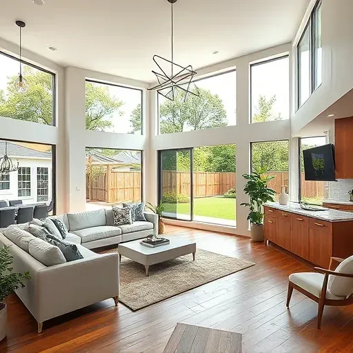 Beautiful, completed home remodeling in Arlington, TX, showcasing modern design and stylish details.