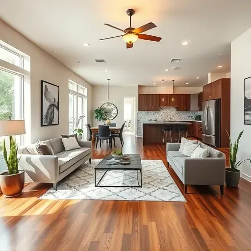 Modern living room remodel in Highland Village TX featuring spacious layout, elegant furnishings, and stylish decor.