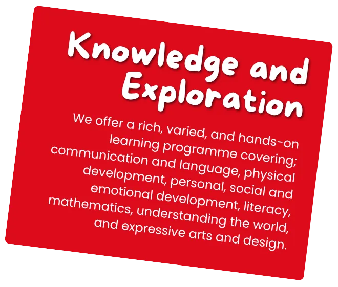 graphic that says Knowledge & Exploration