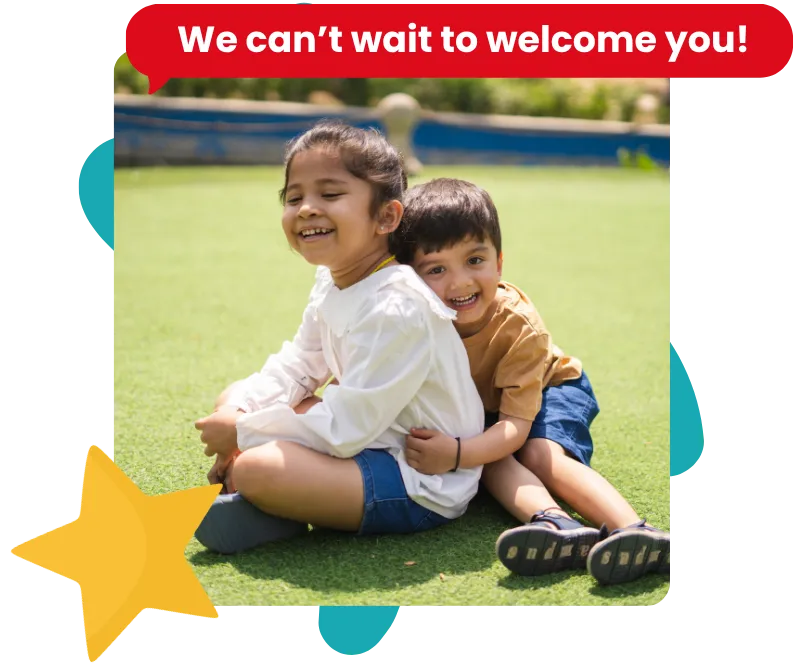 children enjoying outdoors at nursery in leicester