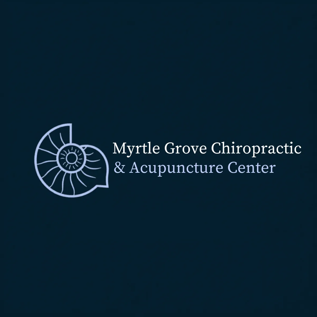 Myrtle Grove Chiropractic and Acupuncture Center logo — client of Black Sheep Media Automations Wilmington NC