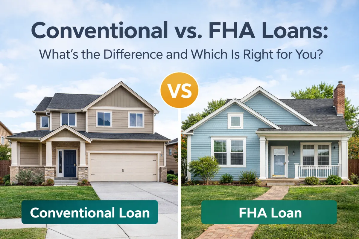 Conventional vs. FHA Loans: What’s the Difference and Which Is Right for You?