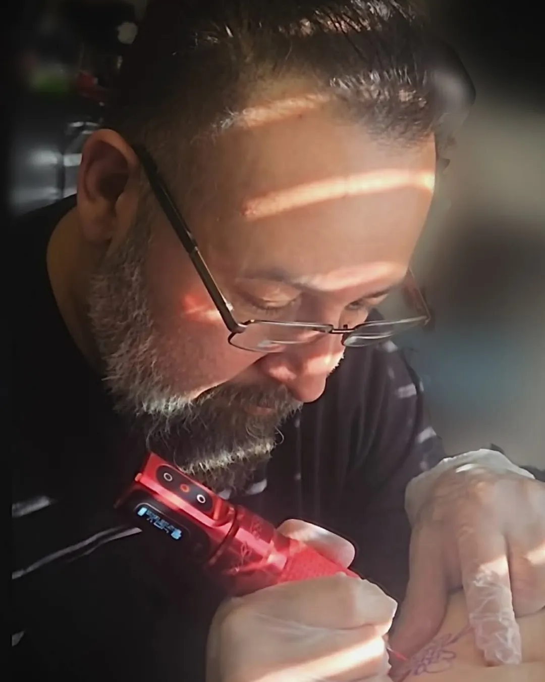 Portrait of tattoo artist Colten