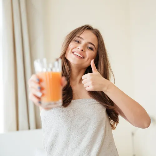 Healthy lifestyle illustration with people exercising and feeling grateful