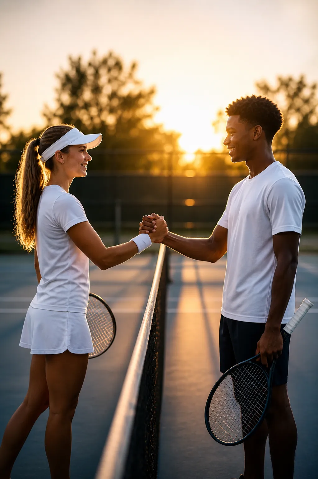 Portrait of a professional tennis player inspiring others to start playing