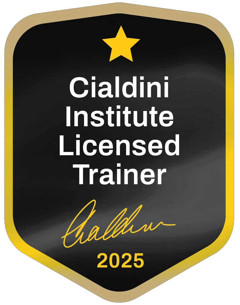 Cialdini Insititute Licensed Trainer 2025