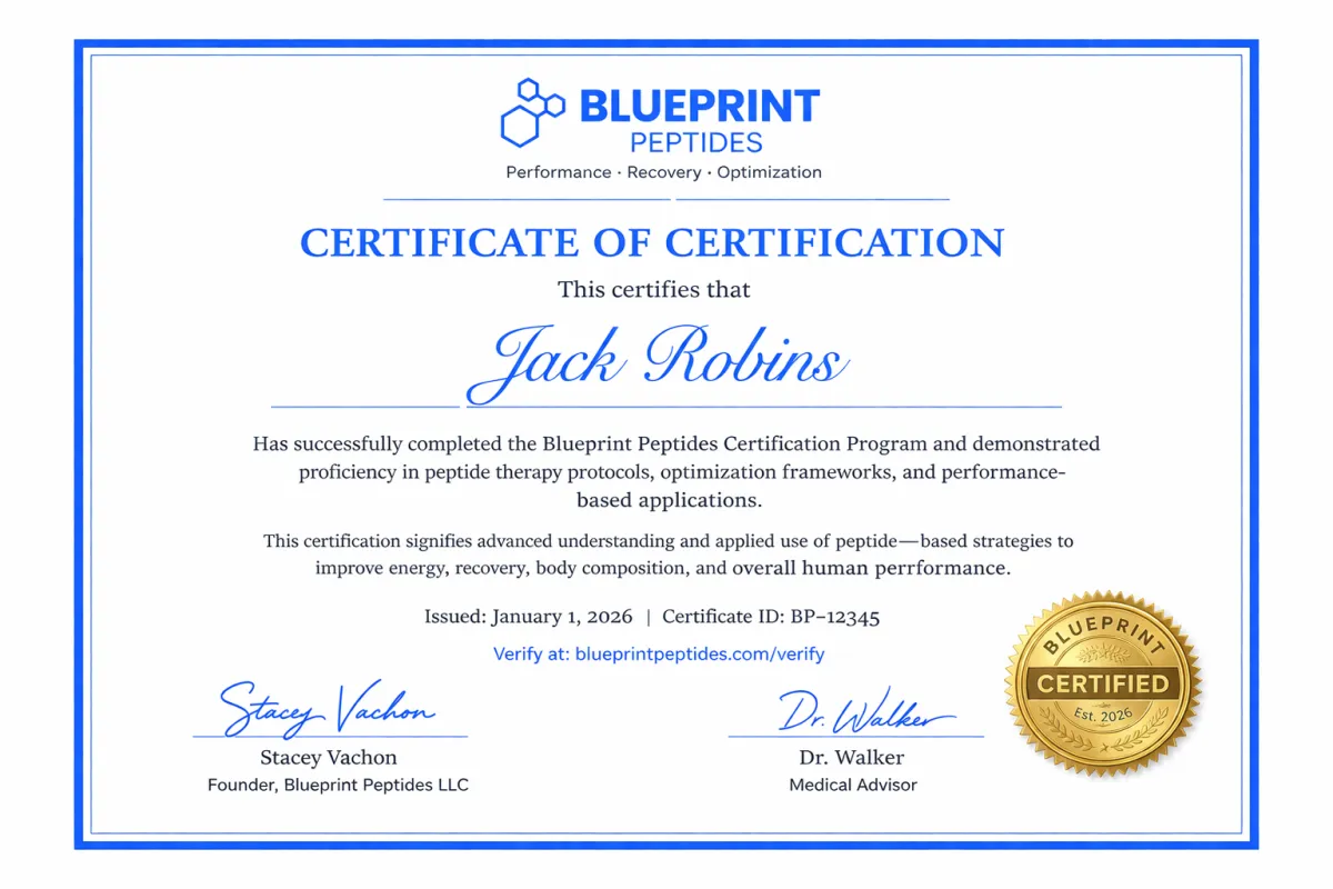 Certification Document