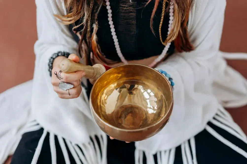 traditional Tibetan singing bowl
