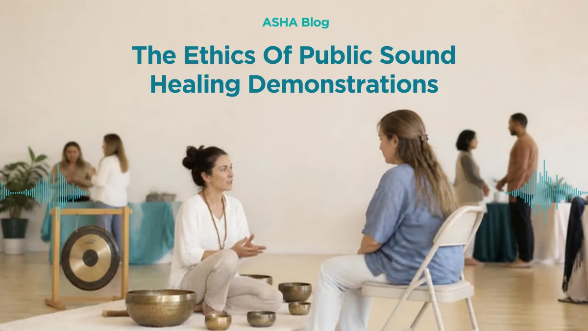 The Ethics Of Public Sound Healing Demonstrations