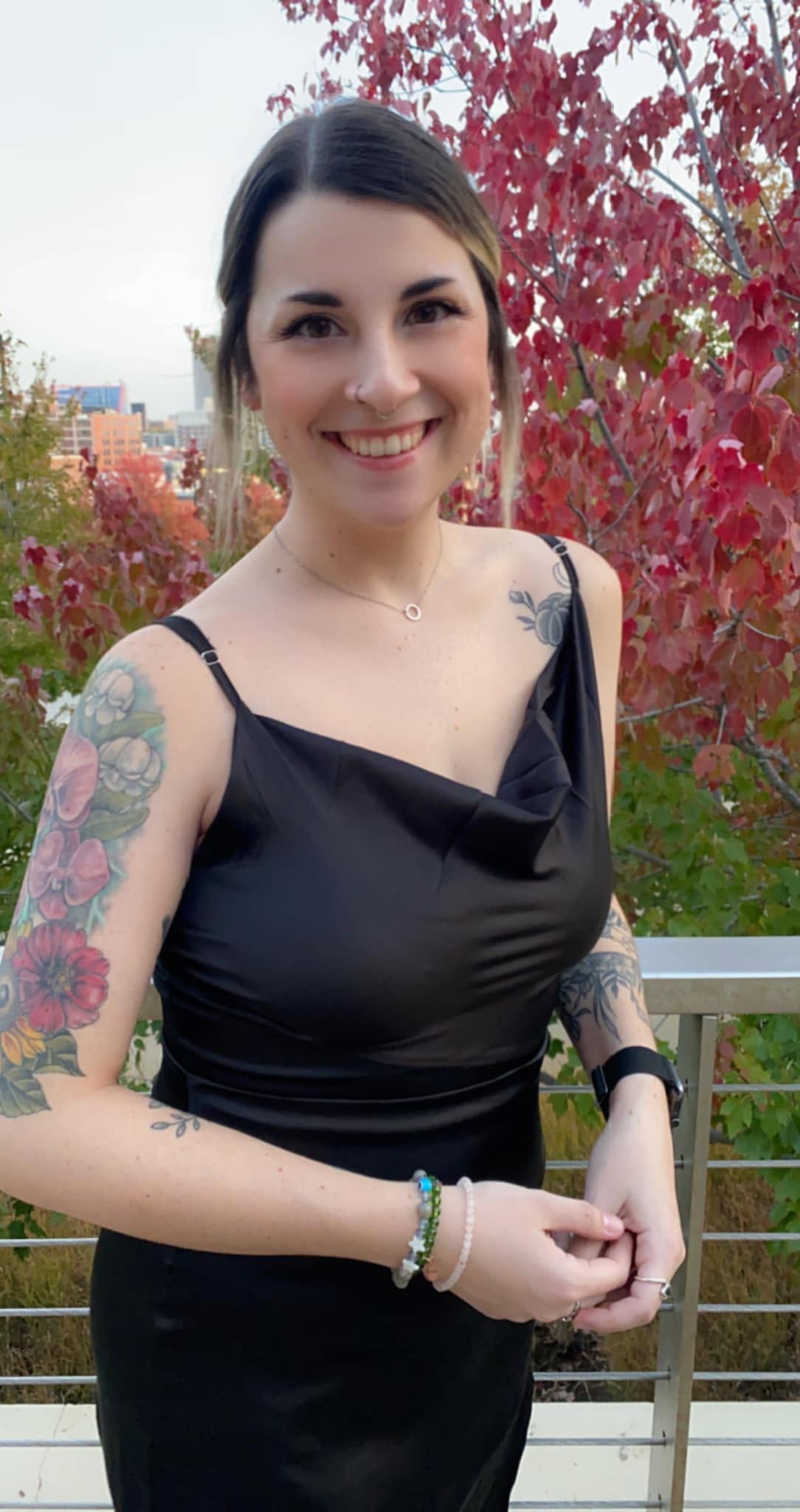 Lifestyle photo of the relationship coach in a warm, natural setting