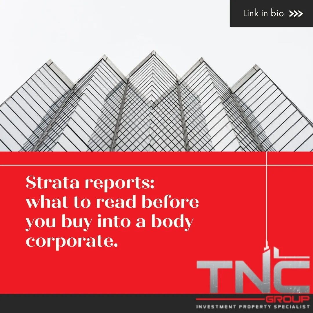 TNC Group — Strata reports explained: what to read before buying into a body corporate