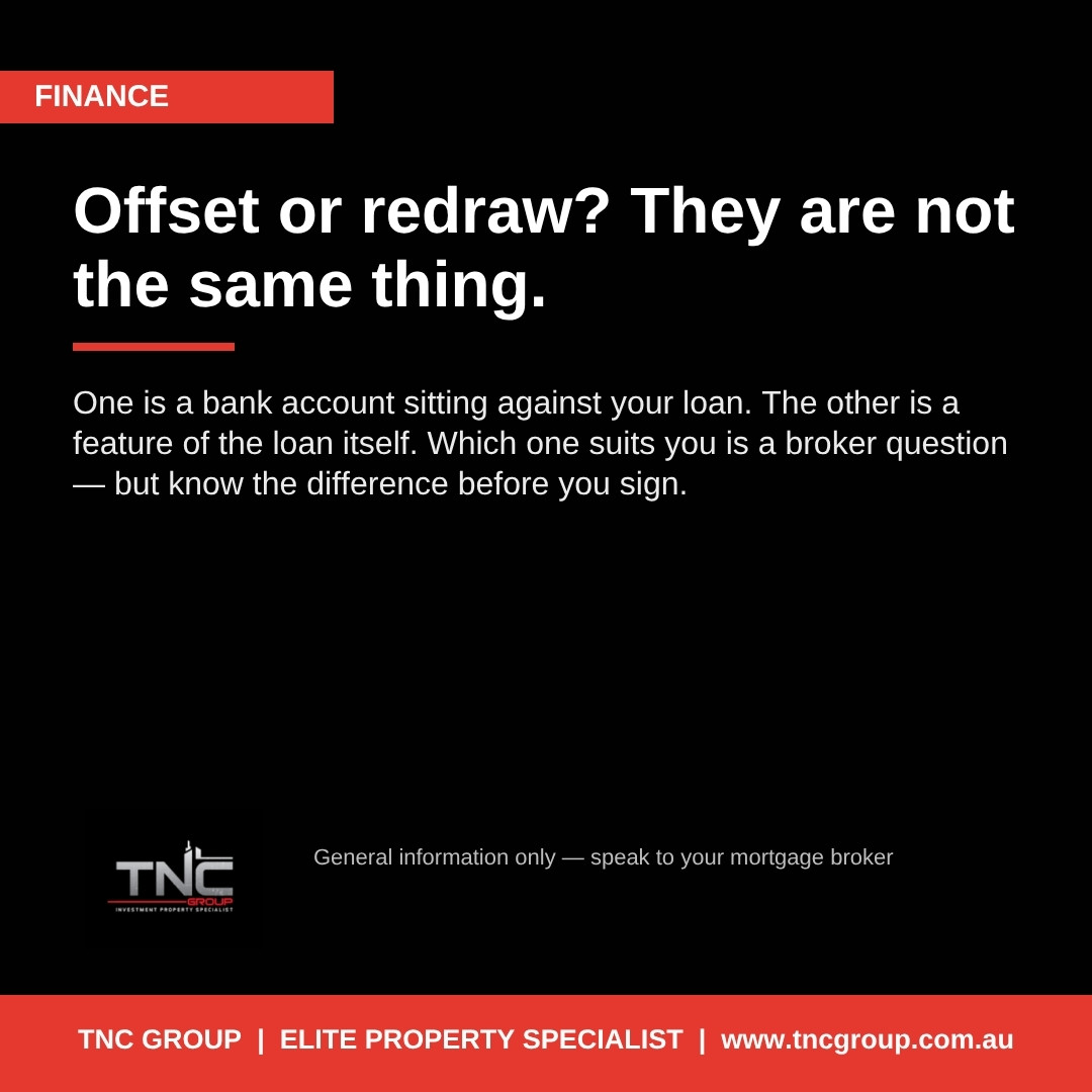 TNC Group — Offset vs redraw: what each one actually does