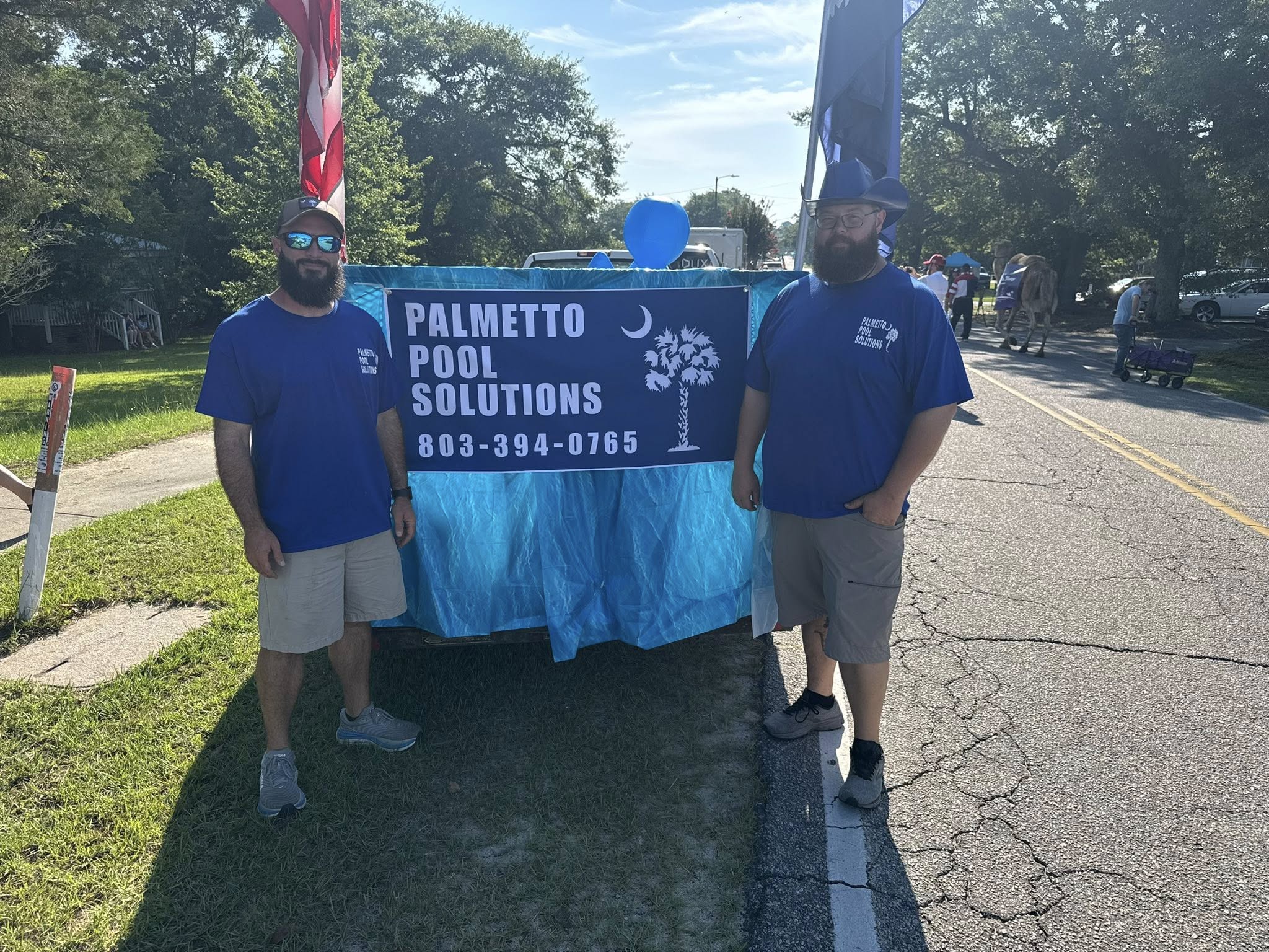 Owner of Palmetto Pool Solutions in attendance of annual Peach Festival