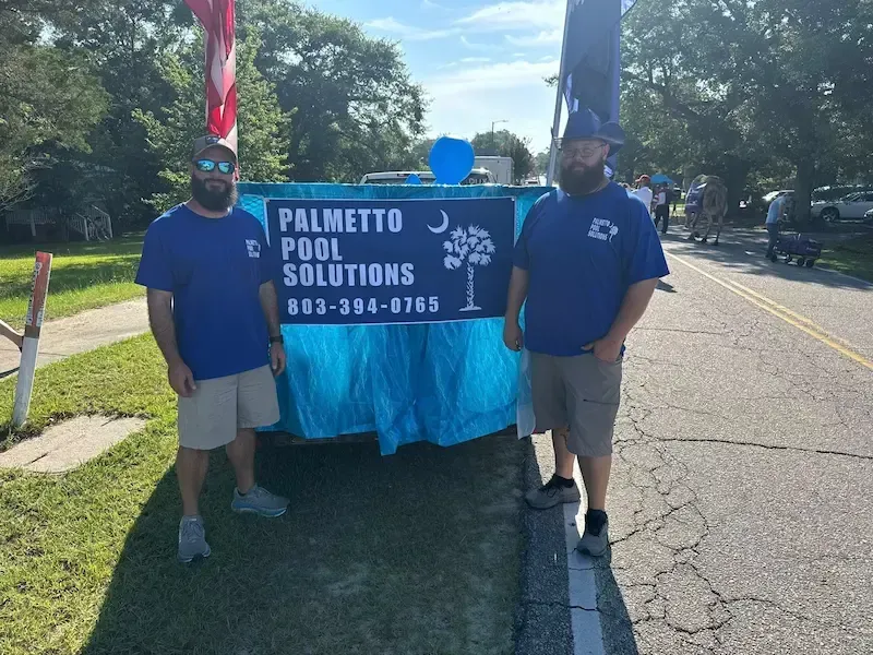 Owner of Palmetto Pool Solutions in attendance of annual Peach Festival