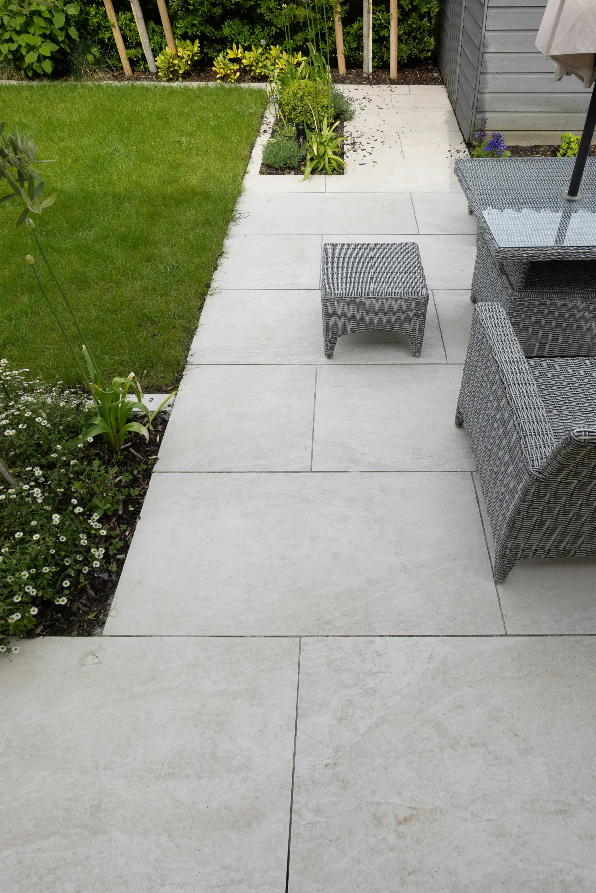 Path paving in Gosport - new garden path laid by Four Seasons Fencing & Landscaping 