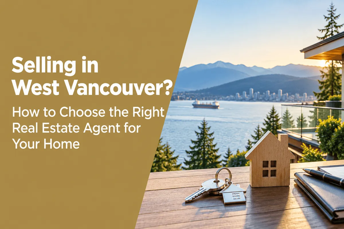 West Vancouver real estate agent helping a homeowner prepare to sell their house