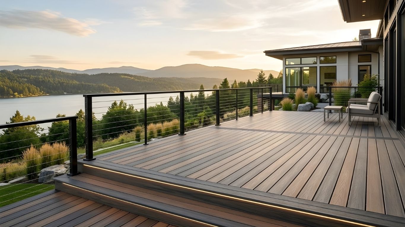 Modern composite decks