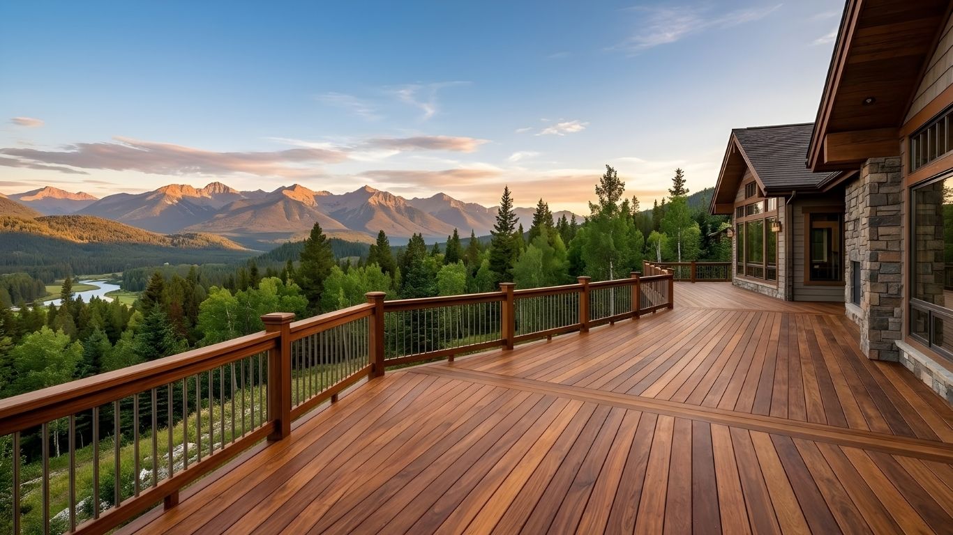 Traditional hardwood Decks