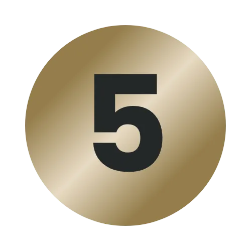 number 5 icon