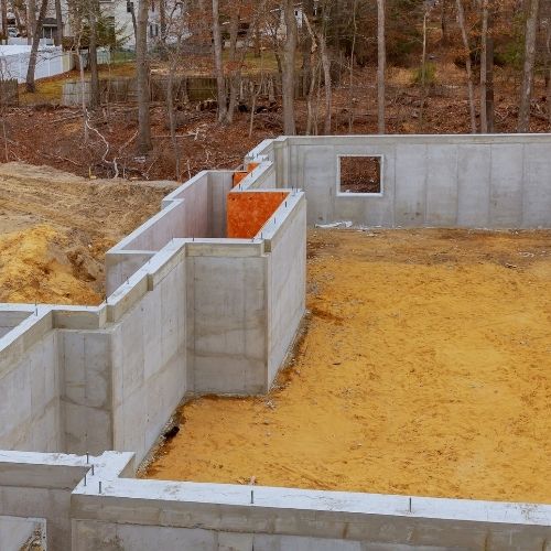 patio construction built on strong foundation support