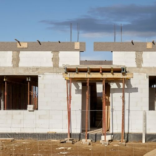 ADU Contractor preparing stable foundation work