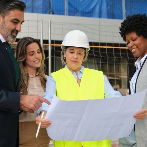 patio construction planned with permit guidance