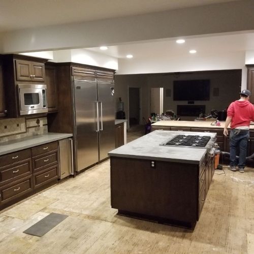 ADU Contractor planning efficient kitchen layouts