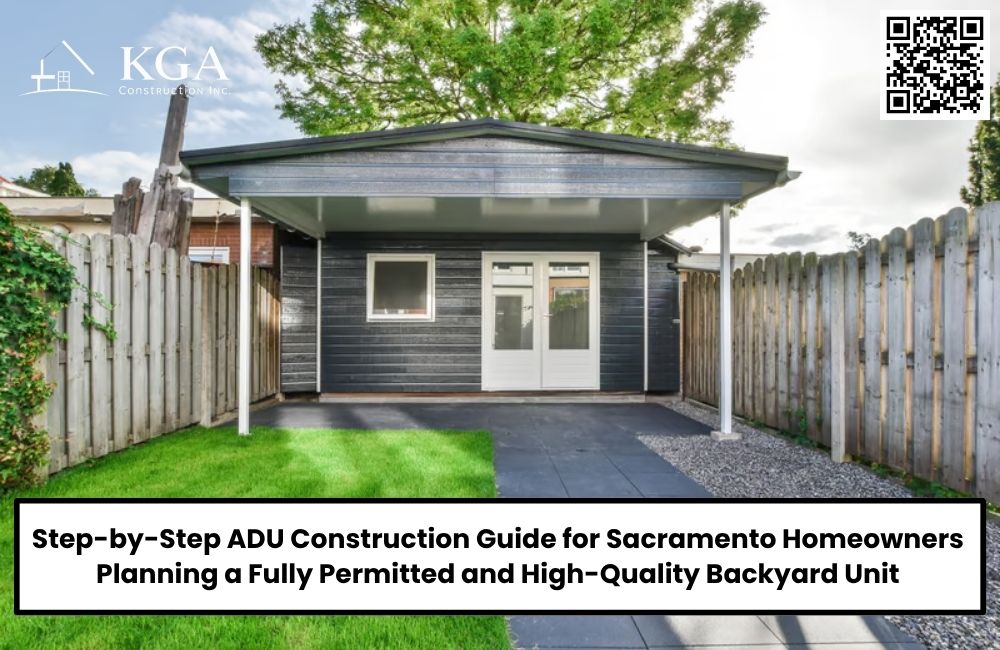 Step-by-Step ADU Construction Guide for Sacramento Homeowners Planning a Fully Permitted and High-Quality Backyard Unit