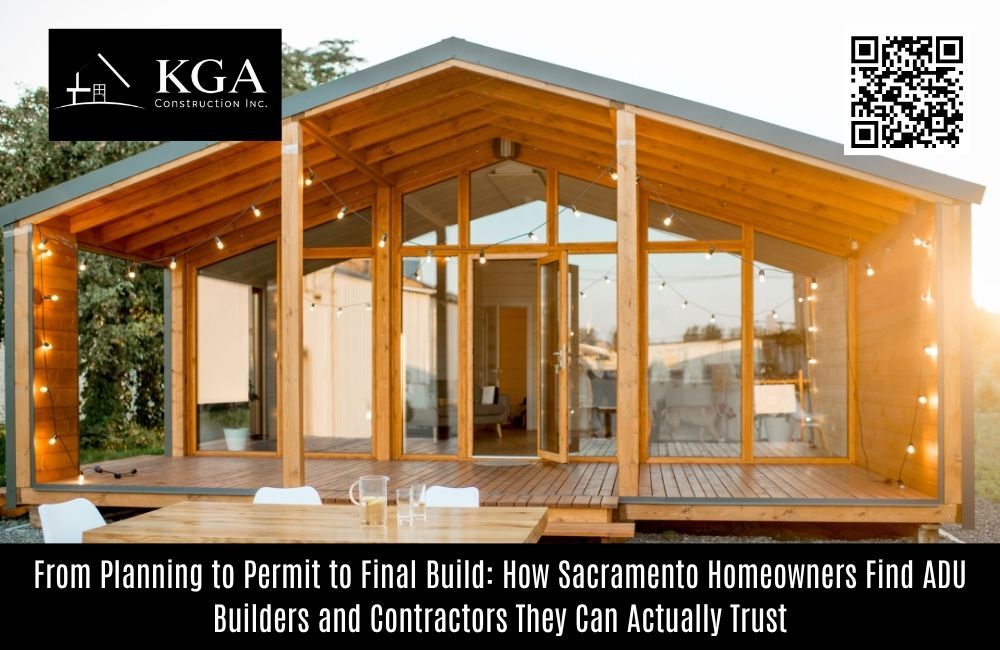 From Planning to Permit to Final Build: How Sacramento Homeowners Find ADU Builders and Contractors They Can Actually Trust