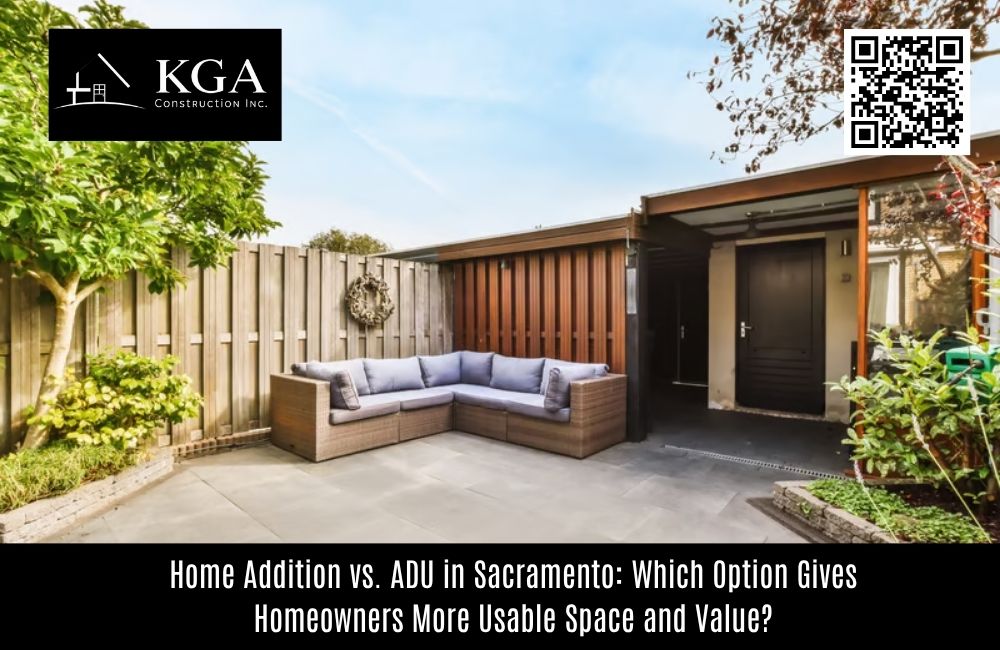Home Addition vs. ADU in Sacramento: Which Option Gives Homeowners More Usable Space and Value?