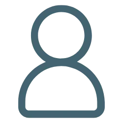 outline of person icon