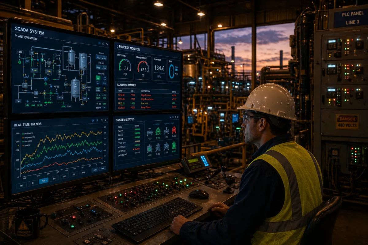 SCADA PLC cybersecurity manufacturing MSP