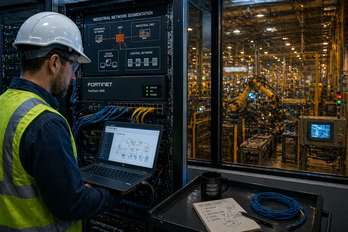 network segmentation manufacturing IT OT